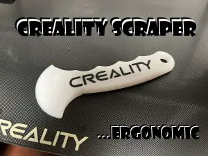Creality ergonomic bed scraper