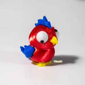 Cute Parrot with Movable Eyes 🦜