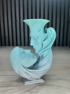 man woman statue