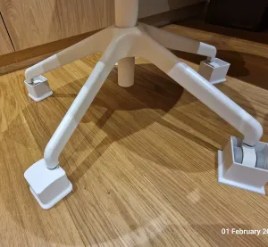Pet paw guard for Ikea chair wheel