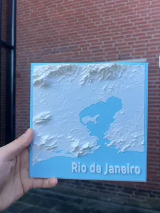Rio de Janeiro Topographic Map