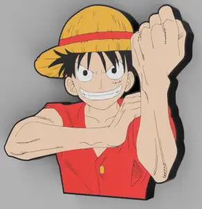 LIGHTBOX LUFFY ONE PIECE