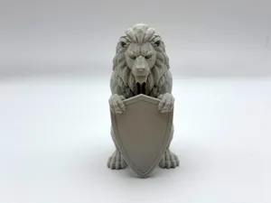 Lion Shield Guardian
