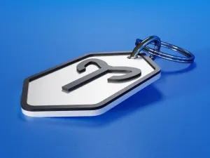 Aries Zodiac Keychain