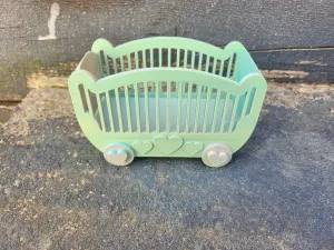 MINIATURE BABY COT, DOLLS HOUSE BED