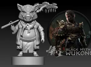 Black Myth Wukong - Zhu Bajie Boss - CHINESE GAME