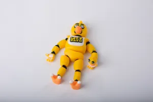 Chica Inspired Flexi Toy -FNAF Articulated Figurine