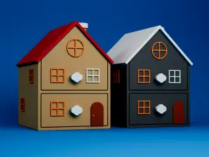 Multi-Color Kids Cottage Storage Drawer | House Organizer
