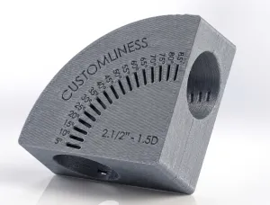 Multi Degree Pipe elbow Cutting Block 2.5"/63.5mm CLR 1.5D