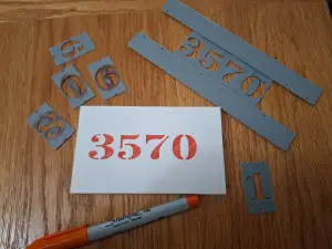 Updated Alphabet and Number Stencil