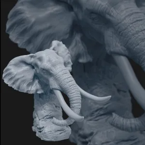 Elephant Bust: A Majestic Tribute to the Gentle Giant