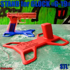STAND GLOCK 19 G-19 FOR AIRSOFT GUN | G-19 GEN-3 | PISTOL DI