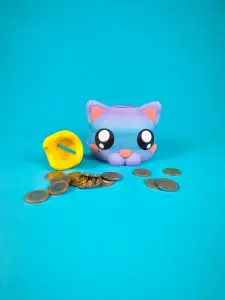 Cat Head Piggybank Design