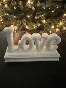 3D Love Text