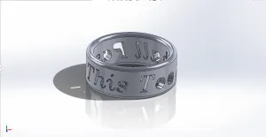 Ring "This Too Shall Pass"