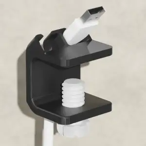 USB Cable Holder - Screw Clamp
