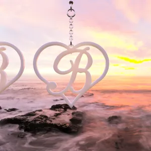 Heart with B Earring for San Valentine