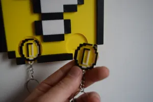 Super Mario block keys holder