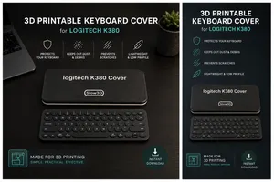 Keyboard Cover for a Logitech K380 wireless keyboard
