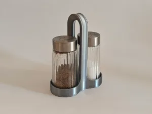 Salt and Pepper Shaker Holder | Sleek Carry Caddy