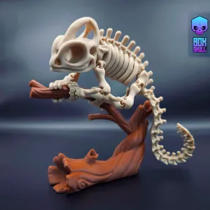 SKELETON CHAMELEON - ARTICULATED - PRINT-IN-PLACE - FLEXI
