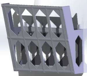 Wall mounted A4 paper holder (modular)