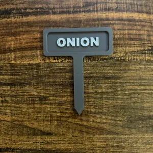 Onion Garden Marker | 3D Print 3MF | Easy To Print