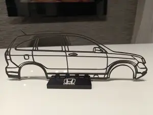 3rd Gen Honda CR-V Silhouette with Stand