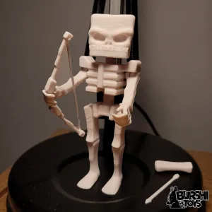 MINECRAFT SKELETON/ESQUELETO MOVIE ACTION FIGURE
