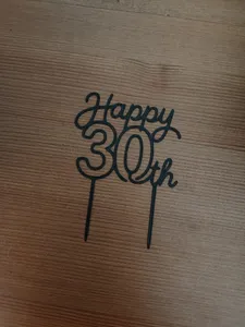Topper Happy 30 Birthday