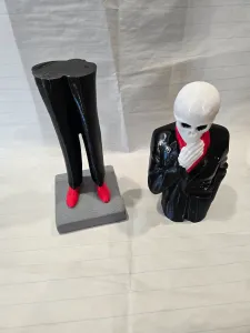 Skeleton in a Tailored Suit