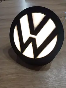 insigne lumineux volkswagen 3 plateaux