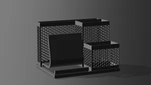 Honeycomb Desk Organizer with a Phone Stand
