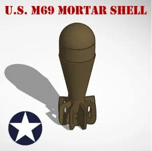U.S. M69 Mortar Shell (WWII)