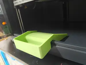 Specialized Cleaning Scoop for Bambu Lab P1s Chassis