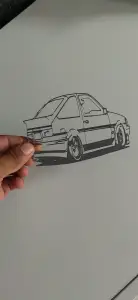 Introducing My 3D Printed AE86 Toyota Wall Art