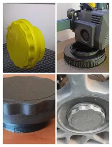 Car wheel cap center 12