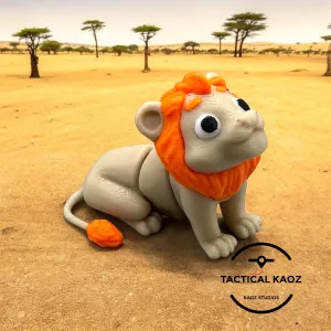 Leo the Lion – Articulating and Wiggling Cub Flexy
