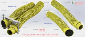 Tiger tank Early for filter connecting pipe-2.(STL-16-35)