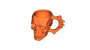 Bonehandle Skull Mug