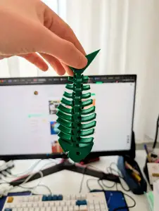 Print-In-Place Movable Fish – Flexible Dynamic Sculpture