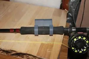 Clip On Belt Fly Rod Holder