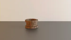 Stone fantasy well - DND terrain