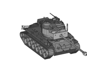 T26E4 SUPERPERSHING MEDIUM TANK PREMIUM VEHICLE,US ARMY 1945