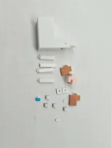 Minecraft-style pixelated unicorn buildable toy figurine