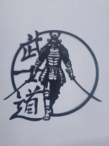 samurai wall decor