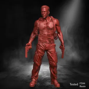 Bruce Willis Die Hard Fan Art – John McClane Bust ⚡🎬
