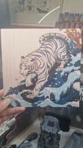 Japanese Tiger Hueforge