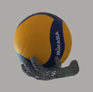 Wall mount ball holder