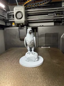 Majestic Eagle on Rock - 3D Print Detail Decor
